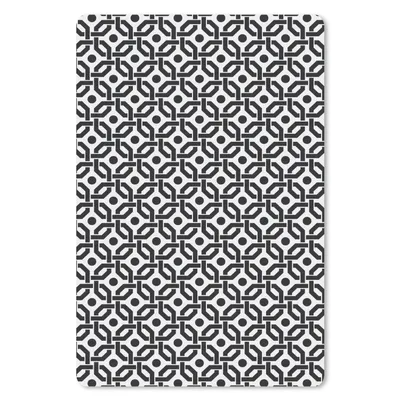 Produktbild von MuchoWow® Mauspad Mousepad Schwarz - Geometrie - Design 18x27 cm - Mousepads - Maus Mat - Pad - Mausunterlage