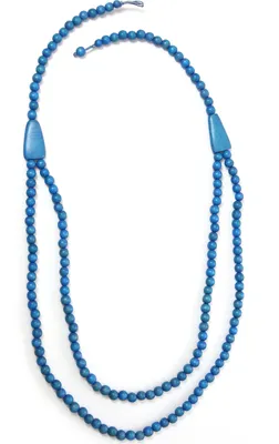 Produktbild von Lange Kette Gina mit Holzperlen von collezione alessandro