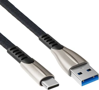 Immagine prodotto di Allteq ALTQ-UC-1020-B-0.5, 0,5 m, USB C, USB A, USB 3.2 Gen 1 (3.1 Gen 1), 5 Gbit/s, nero