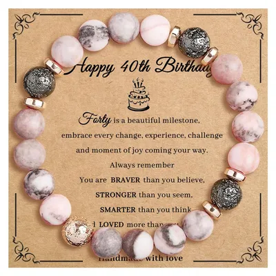 Produktbild von Armband aus Naturstein für Damen – Das perfekte Geschenk zum 40. Geburtstag