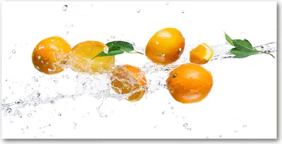 Produktbild von Tulup® Leinwandbild -100x50 cm - Wandkunst - Drucke auf Leinwand - Leinwanddruck  - Essen & Getränke - Gelb - Orangen Wasser