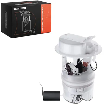 Imagen del producto de Bomba de gasolina, 154 mm de ancho, 229 mm de alto, 12 V, caudal de 85 L/H, 4 conectores