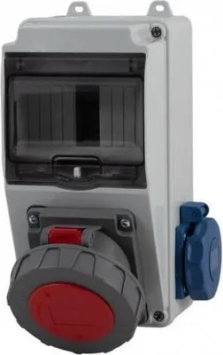 Immagine prodotto di LAGO IP65 5M Distributore - 16A/5P, prese 2x230V