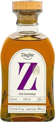 Produktbild von Ziegler Alte Zwetschge Brand 500ml 43% Vol.