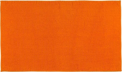 Produktbild von GÖZZE Chenille Badteppich superweicher saugfähiger rutschfester Mikrofaser-Badvorleger Orange 60 x 100 cm
