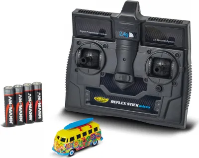 Produktbild von CARSON 1:87 VW T1 Bus Flower Power 100% RTR (500504150)