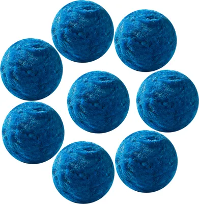 Produktbild von SucceBuy Schwimmbadfilter für Sandfilter, 1,4 kg, wiederverwendbares blaues Polyesterfasermedium, Alternative zu Pool-Filtersand