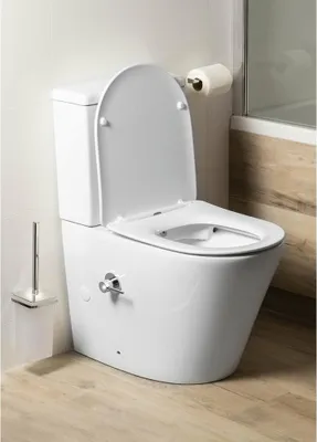 Obrázok produktu pre WC kombi set Sapho PACO CLEANWASH WC kombi otvorený splachovací kruh PC1012RX