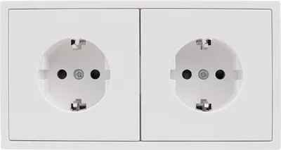 Produktbild von Steckdosen Set McPower Shallow "Beginner 2S-Profi", 3-teilig, Klemmanschluss, weiß, matt