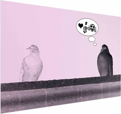 Produktbild von Posterpapier Poster - Courtship 60x40 cm Tiere g-A-0156-ao-a
