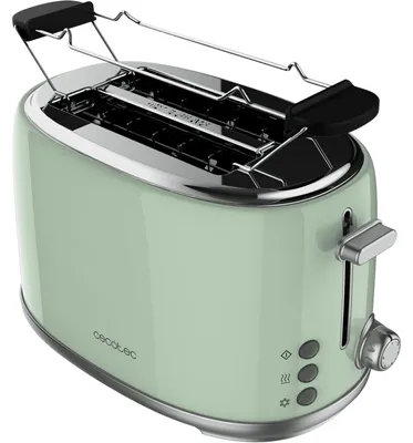 Produktbild von Cecotec Toaster Toast&Taste 1000 Retro Double Green, (980 Watt, für 2