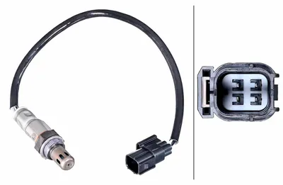 Image de Sonde lambda chauffée 4 pôles 300 mm câble HELLA pour e.a. HONDA CR-V