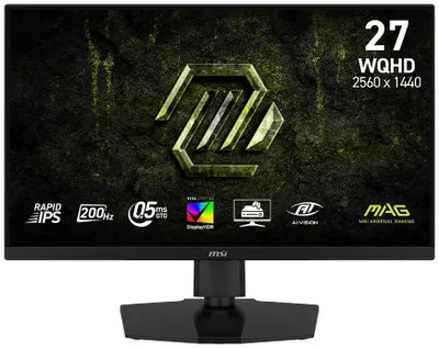 Produktbild von MSI MAG 274QPF E20, 68,6 cm (27"), 2560 x 1440 Pixel, Wide Quad HD, LCD, 0,5 ms, Schwarz
