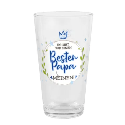 Produktbild von Leonardo Trinkglas 300 ml "Bester Papa" – Glas mit Aufdruck als Geschenk zum Vatertag