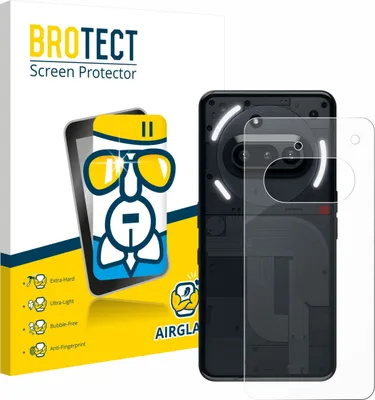 Produktbild von BROTECT Schutzglas für Nothing Phone (3a) (Rückseite) Schutzfolie Panzer Folie Glas Display Schutz klar