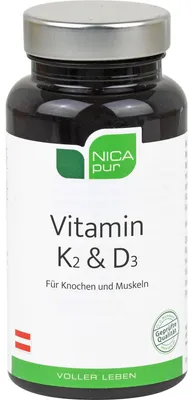 Immagine prodotto di Nicapur Vitamina K2 e D3 Capsule 60 Capsule
