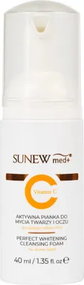 Zdjęcie produktu dla SunewMed+ Perfect Whitening Cleansing Foam Aktywna pianka do mycia twarzy i oczu, 40 ml