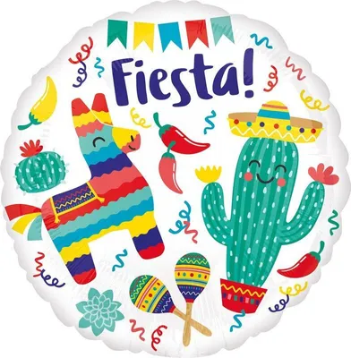 Produktbild von Fiesta Party Folienballon