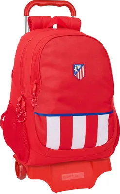 Obrázek produktu pro Školní batoh na kolečkách Atlético Madrid červený 32 x 44 x 16 cm