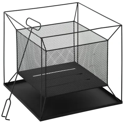 Immagine prodotto di Braciere da Giardino 45x45x43 cm in Metallo Nero