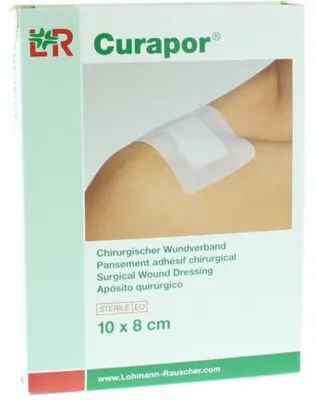 Productafbeelding van Curapor Wondpleister 10 x 8 cm steriel (5 stuks)