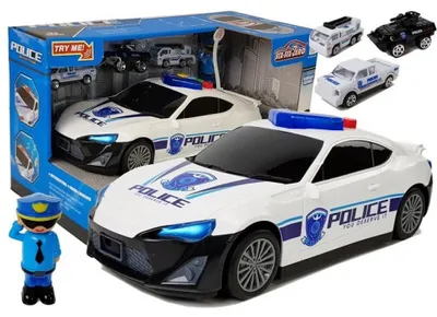 Obrázek produktu pro Policie a garáž 2v1 se světlem a zvukem