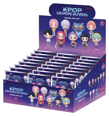 Produktbild von K-Pop Demon Hunter 3D PVC-Taschenanhänger Series 1 Display (24)