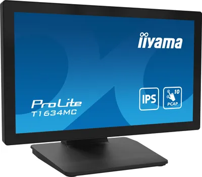 Produktbild von iiyama ProLite T1634MC-B1S, 39,6 cm (15.6"), 1920 x 1080 Pixel, Full HD, LED, 25 ms, Schwarz