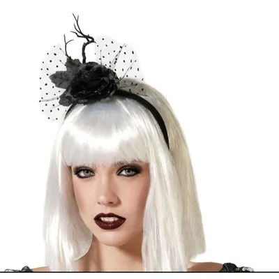 Obrázok produktu pre Čierna halloweenska čelenka