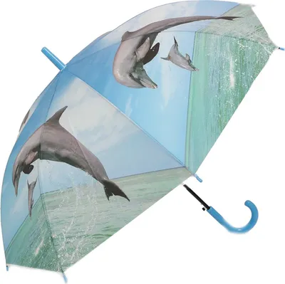 Produktbild von Regenschirm Delfine, Stockschirm Schirm Tiere Schirme Delfin