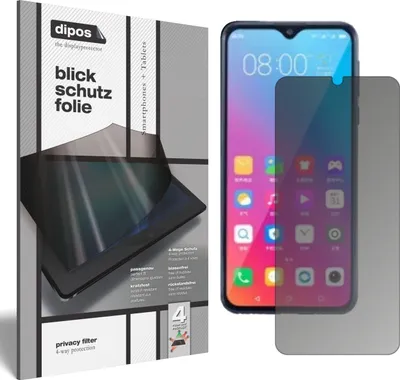 Produktbild von Blickschutzfolie für Gionee Steel 5 matt Schutzfolie Folie Display Schutz dipos
