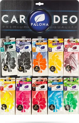 Obrázok produktu pre Osviežovač vzduchu PALOMA CAR DEO stromčeky 90ks