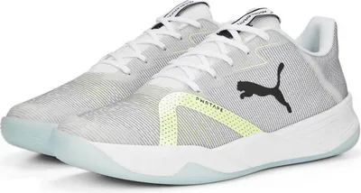 Produktbild von PUMA Accelerate Turbo Nitro II Handballschuhe Unisex puma white/puma black/fizzy light/nitro blue 42.5