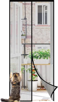 Obrázok produktu pre Sekey magnetická sieťka proti hmyzu na dvere 110x220 cm čierna