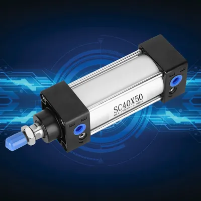 Produktbild von Druckluftzylinder,Pneumatikzylinder,Doppeltwirkende Druckluftzylinder,Pneumatikzylinder aus Aluminiumlegierung,Pneumatikkomponenten