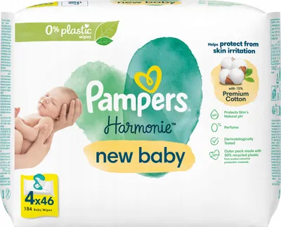 Immagine prodotto di Pampers® 8006540815762 Pampers® Feuchttücher new baby Harmonie™, 184 St.