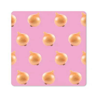 Produktbild von MuchoWow® Mauspad Mousepad Gemüse - Zwiebeln - Rosa 30x30 cm - Mousepads - Maus Mat - Pad - Mausunterlage - Gaming