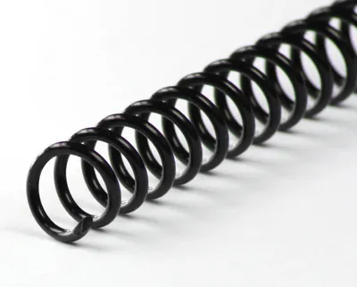 Produktbild von Binderücken CoilBind 47 Ringe 8mm, 4:1 Teilung schwarz