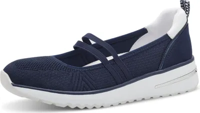 Produktbild von MARCO TOZZI Damen Sneaker Riemchenballerina sportlich lose Einlagen 2-22181-44, Größe:41 EU, Farbe:Blau