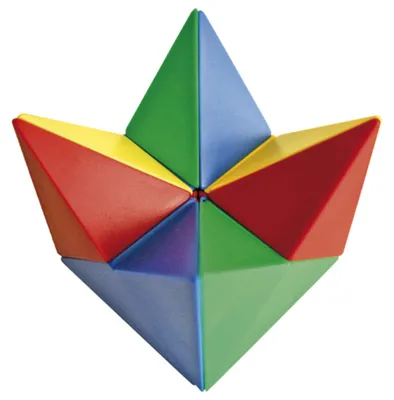 Produktbild von Eduplay magnetischer Würfel Spielzeug - buntes Lernspiel für räumliches Denken