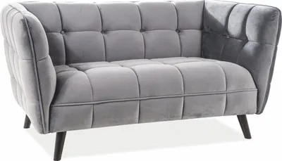 Zdjęcie produktu dla Sofa CASTELLO VELVET 2 szara