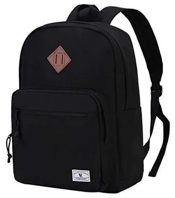 Produktbild von Schulrucksack 15L Teenager Mädchen & Jungen leicht robust Schwarz