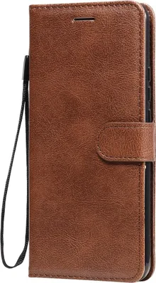 Produktbild von Xiaomi Redmi 9 Hülle - Coverup Klapphülle - Braun