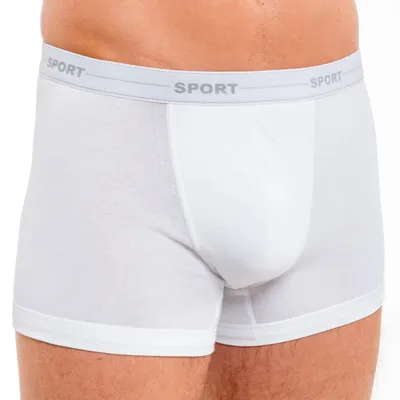 Produktbild von HERMKO 8950 Herren Pant Boxershorts mit Webbund, Größe:D 8 = EU XXL, Farbe:weiß
