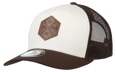 Produktbild von 1. FC Köln Trucker Kappe mit Patch, gebogenem Schirm und verstellbarem Snapback-Verschluss