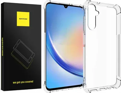 Zdjęcie produktu dla Silikonowe etui SPACECASE Anti-shock do Galaxy A05s Przezroczysty