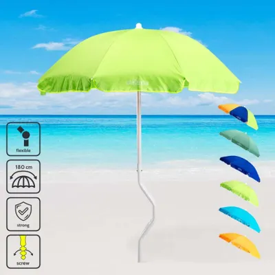 Produktbild von Sonnen/Strandschirm Girafacile Baumwolle Angeln 180 cm Dioniso - Grün
