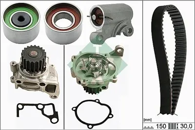 Immagine prodotto di Pompa dell'acqua + set di cinghie di distribuzione
