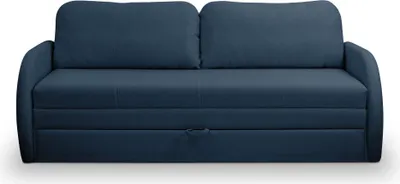 Produktbild von Selsey DIEGO - 3-Sitzer-Sofa mit Schlaffunktion und Bettkasten, dunkelblau