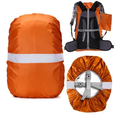 Produktbild von Regenschutz für Rucksack, wasserdichte Regenhaube mit reflektierenden Streifen